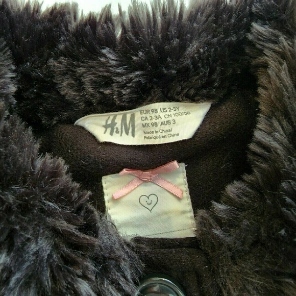 H&M Winter Coat Size 2-3Y - Picture 4 of 6